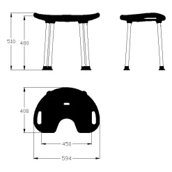 Silver Age System Hocker