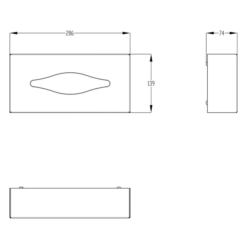 Silver Age System Kosmetiktuchspender 28,6 X 13,9 Cm 1 Silver Age System Kosmetiktuchspender 28,6 X 13,9 Cm