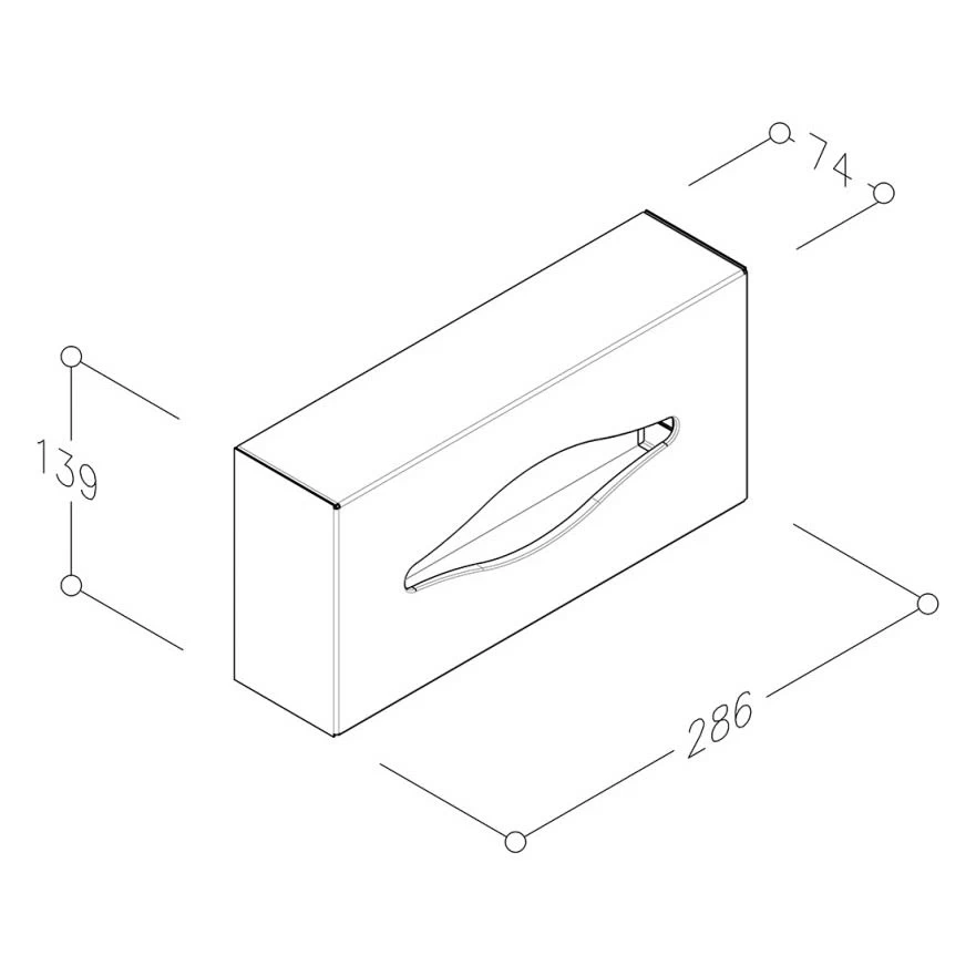 Silver Age System Kosmetiktuchspender 28,6 X 13,9 Cm 2 Silver Age System Kosmetiktuchspender 28,6 X 13,9 Cm – Bild 2