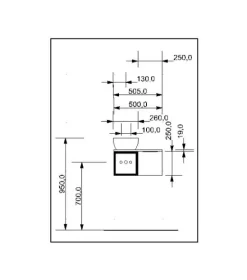 Pianura Giulia Waschtisch Mit Unterschrank 50 Cm -Badmöbel Verkauf pianura aora waschtische mit unterschrank 50 10472111