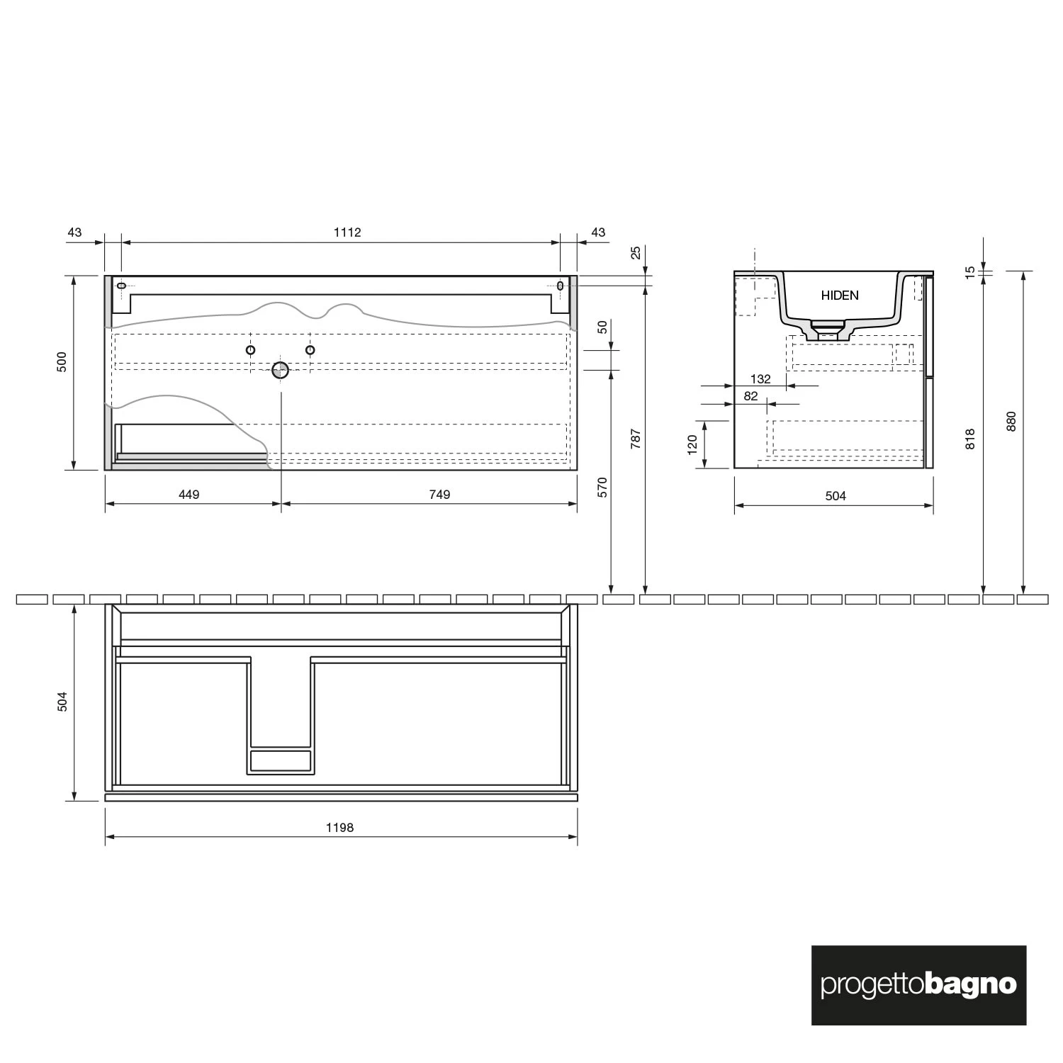 Progettobagno Elba Lago Waschtisch Mit Unterschrank 120 Cm, Ausführung Links 1 Progettobagno Elba Lago Waschtisch Mit Unterschrank 120 Cm, Ausführung Links