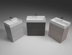 Progettobagno Pianosa Hitek Waschtisch Mit Unterschrank 85 Cm Bodenstehend