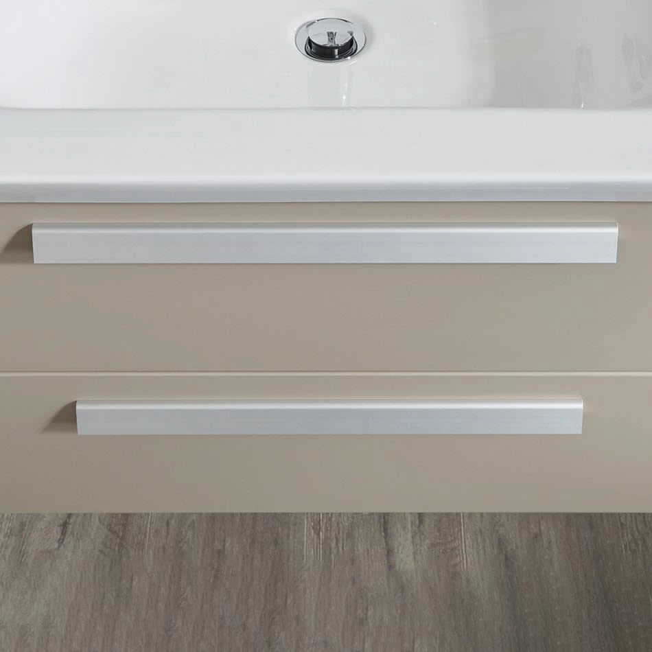 Puris Kao Line Mittelschrank 30 X 130,8 Cm 1 Tür, 2 Innenschubkästen, Griffleiste, Anschlag Rechts 2 Puris Kao Line Mittelschrank 30 X 130,8 Cm 1 Tür, 2 Innenschubkästen, Griffleiste, Anschlag Rechts – Bild 2