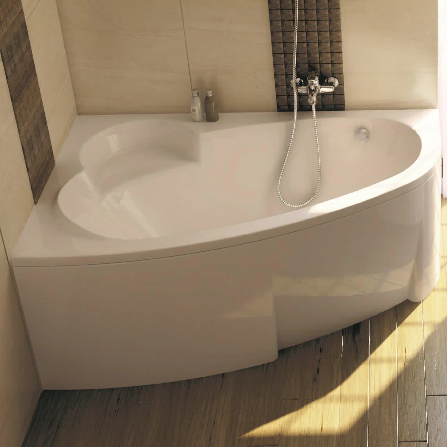 RAVAK Asymmetric Badewanne 170 X 110 Cm, Links 1 RAVAK Asymmetric Badewanne 170 X 110 Cm, Links