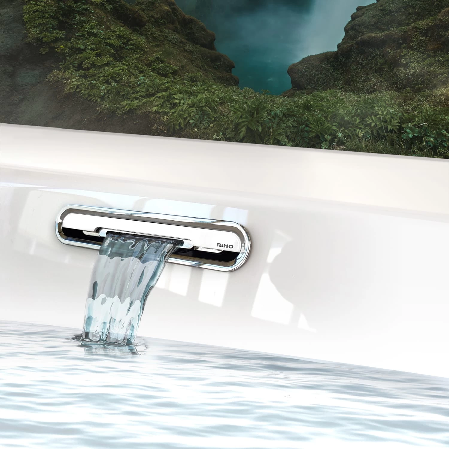 Riho Rethink Space Badewanne 170 X 90 Cm (M) Rechts + Riho Fall 1 Riho Rethink Space Badewanne 170 X 90 Cm (M) Rechts + Riho Fall