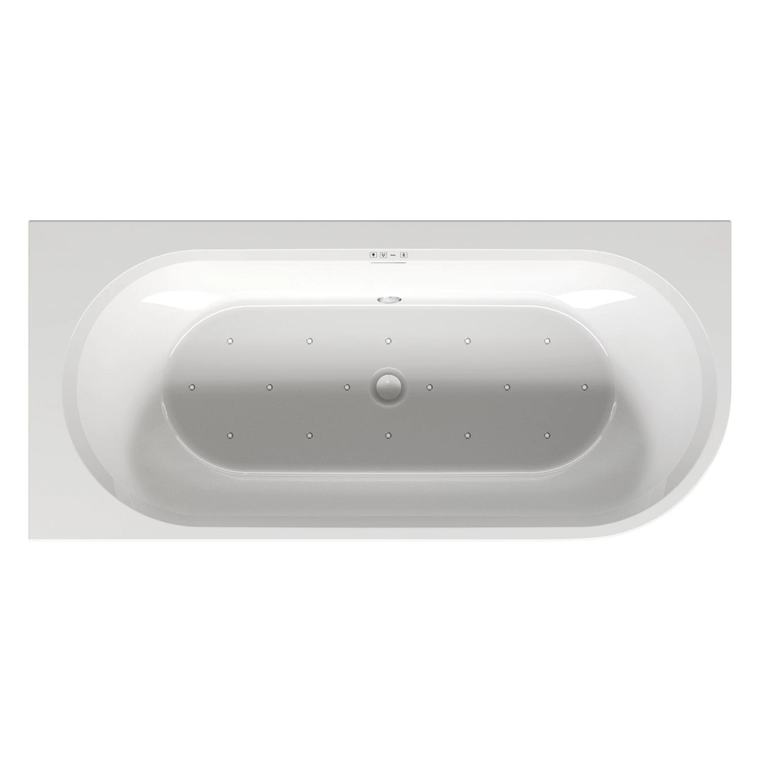 Riho Desire Corner Back-2-Wall Vorwand-Badewanne 170 X 77 Cm, Rechts, Mit Sparkle Mood, Riho Fall Und LED Beleuchtung 1 Riho Desire Corner Back-2-Wall Vorwand-Badewanne 170 X 77 Cm, Rechts, Mit Sparkle Mood, Riho Fall Und LED Beleuchtung