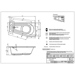 Riho Delta Raumspar-Badewanne 150 X 80 Cm, Links