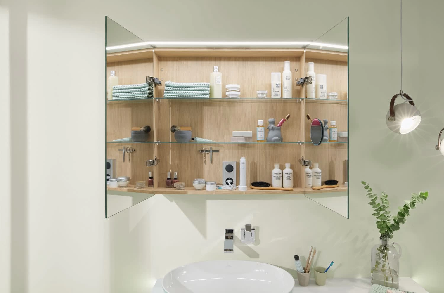 Sanipa 3way Möbelset Inkl. Spiegelschrank "MALTE", 100 Cm, Mit Push To Open, Becken Links 8 Sanipa 3way Möbelset Inkl. Spiegelschrank "MALTE", 100 Cm, Mit Push To Open, Becken Links – Bild 8