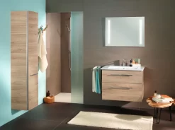 Sanipa 3way Stauraumschrank 60 Cm, 1 Offenes Fach Rechts, 1 Tür Mit Türanschlag Links, Mit Stangengriff -Badmöbel Verkauf sanipa 3way hochschraenke stauraumschrank 60 cm 6366328