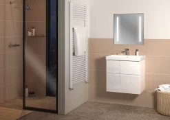 Sanipa 3way Waschtischunterbau Für Keramik-Waschtisch Avento 65 Cm 2 Auszüge Mit Push To Open