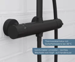 Schütte MADURA FRESH Regendusche Mit Thermostat Duscharmatur, Handbrause Mit 3 Funktionen 9 Schütte MADURA FRESH Regendusche Mit Thermostat Duscharmatur, Handbrause Mit 3 Funktionen -Badmöbel Verkauf schuette duschsysteme madura fresh regendusche mit 12499082