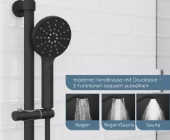 Schütte MADURA FRESH Regendusche Mit Thermostat Duscharmatur, Handbrause Mit 3 Funktionen 12 Schütte MADURA FRESH Regendusche Mit Thermostat Duscharmatur, Handbrause Mit 3 Funktionen -Badmöbel Verkauf schuette duschsysteme madura fresh regendusche mit 12499190
