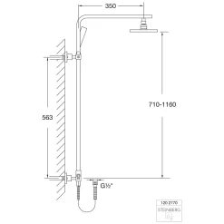 Steinberg Serie 120 Brauseset -Badmöbel Verkauf steinberg serie 120 brauseset 2208241