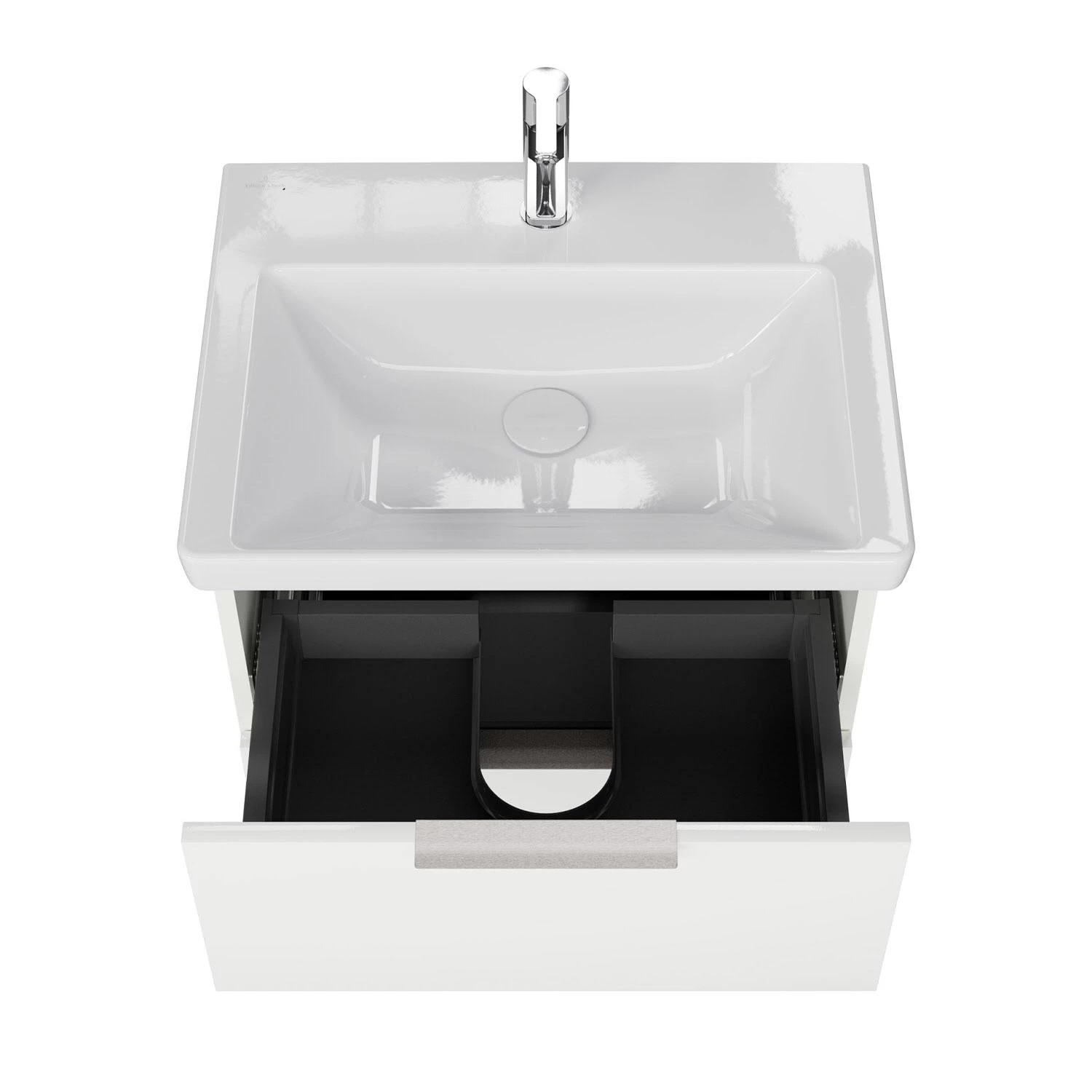 Steinkamp Living 2.0 Waschtischunterschrank 56 Cm Mit Villeroy & Boch Subway 3.0 Waschtisch 60 Cm Ohne Überlauf 2 Steinkamp Living 2.0 Waschtischunterschrank 56 Cm Mit Villeroy & Boch Subway 3.0 Waschtisch 60 Cm Ohne Überlauf – Bild 2