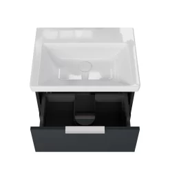 Steinkamp Living 2.0 Waschtischunterschrank 56 Cm Mit Villeroy & Boch Subway 3.0 Waschtisch 60 Cm Ohne Hahnloch, Ohne Überlauf -Badmöbel Verkauf steinkamp badmoebel living 2 villeroy boch 12325783