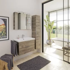 Steinkamp Living 2.0 Waschtischunterschrank 75 Cm Mit Villeroy & Boch Subway 3.0 Waschtisch 80 Cm Mit Überlauf -Badmöbel Verkauf steinkamp badmoebel living 2 villeroy boch 12330622