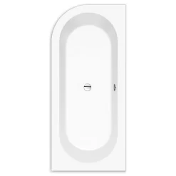 Steinkamp Living Eckbadewanne 180 X 80 Cm Mit Schürze Links, Inkl. Ein-, Ab- Und Überlaufgarnitur MT5