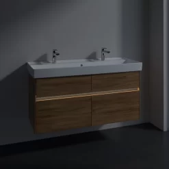 Villeroy & Boch Collaro Waschtischunterschrank 115,4 X 54,6 Cm Mit 4 Auszügen Und LED Licht -Badmöbel Verkauf villeroy boch alle kollektionen collaro badmoebel 7057134