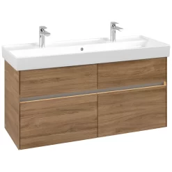 Villeroy & Boch Collaro Waschtischunterschrank 115,4 X 54,6 Cm Mit 4 Auszügen Und LED Licht