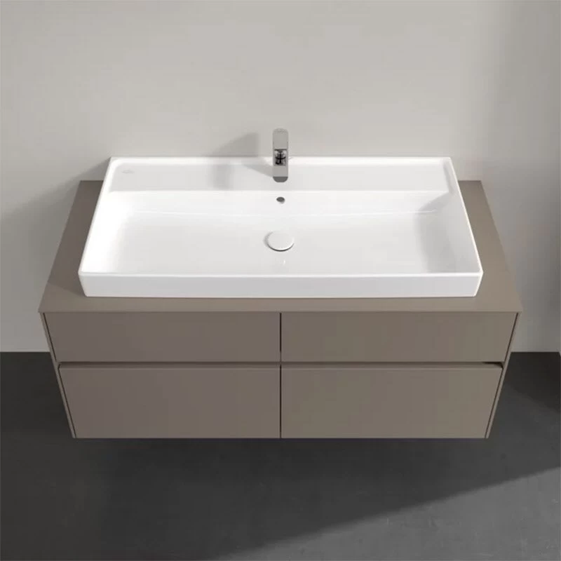 Villeroy & Boch Collaro Waschtischunterschrank 120 X 54,8 Cm Mit 4 Auszügen Und LED Licht, Für WT Mittig 3 Villeroy & Boch Collaro Waschtischunterschrank 120 X 54,8 Cm Mit 4 Auszügen Und LED Licht, Für WT Mittig – Bild 3