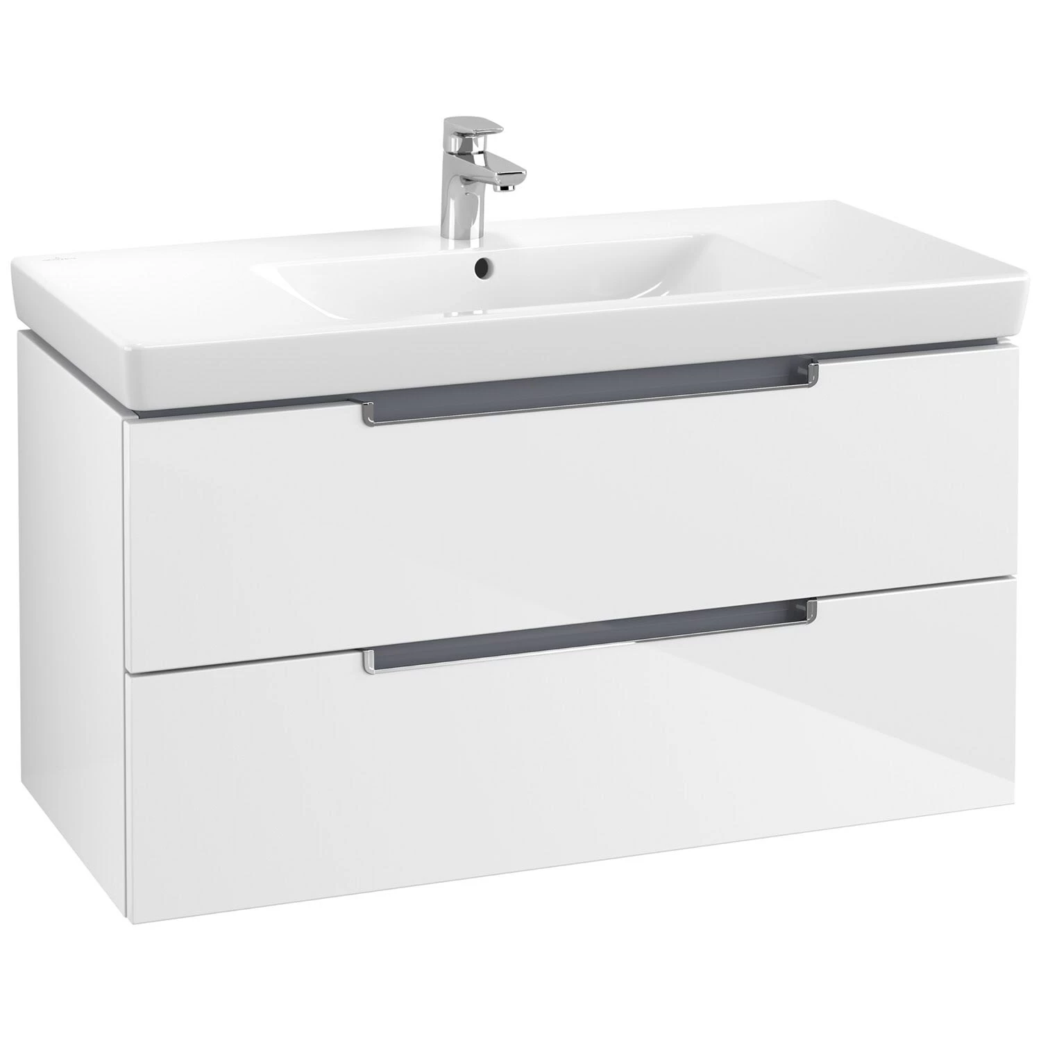 Villeroy & Boch Subway 2.0 Waschtisch-Kombination 100 Cm Mit 2 Auszügen Und Spiegelschrank My View 14 1 Villeroy & Boch Subway 2.0 Waschtisch-Kombination 100 Cm Mit 2 Auszügen Und Spiegelschrank My View 14