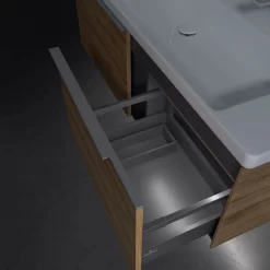 Villeroy & Boch Subway 3.0 Badmöbel-Set 130 Cm Mit Beleuchtung, 2 Auszüge, WT Für 2 Armaturen -Badmöbel Verkauf villeroy boch alle kollektionen subway 3 10370048