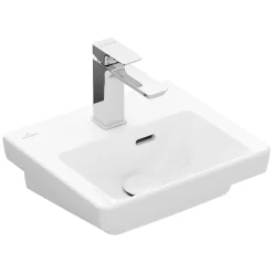 Villeroy & Boch Subway 3.0 Handwaschbecken 37 Cm, Mit 1 Hahnloch, Mit Überlauf