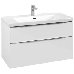 Villeroy & Boch Subway 3.0 Möbelset Mit 2 Auszüge, Mit Spiegel, 100 Cm