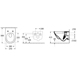 Villeroy & Boch Subway 3.0 Tiefspül-WC Spülrandlos, Wandhängend, Mit TwistFlush 15 Villeroy & Boch Subway 3.0 Tiefspül-WC Spülrandlos, Wandhängend, Mit TwistFlush -Badmöbel Verkauf villeroy boch alle kollektionen subway 3 4834568