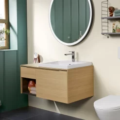 Villeroy & Boch Subway 3.0 Schrankwaschtisch 55 Cm, Mit 1 Hahnloch, Mit Überlauf -Badmöbel Verkauf villeroy boch alle kollektionen subway 3 4836608