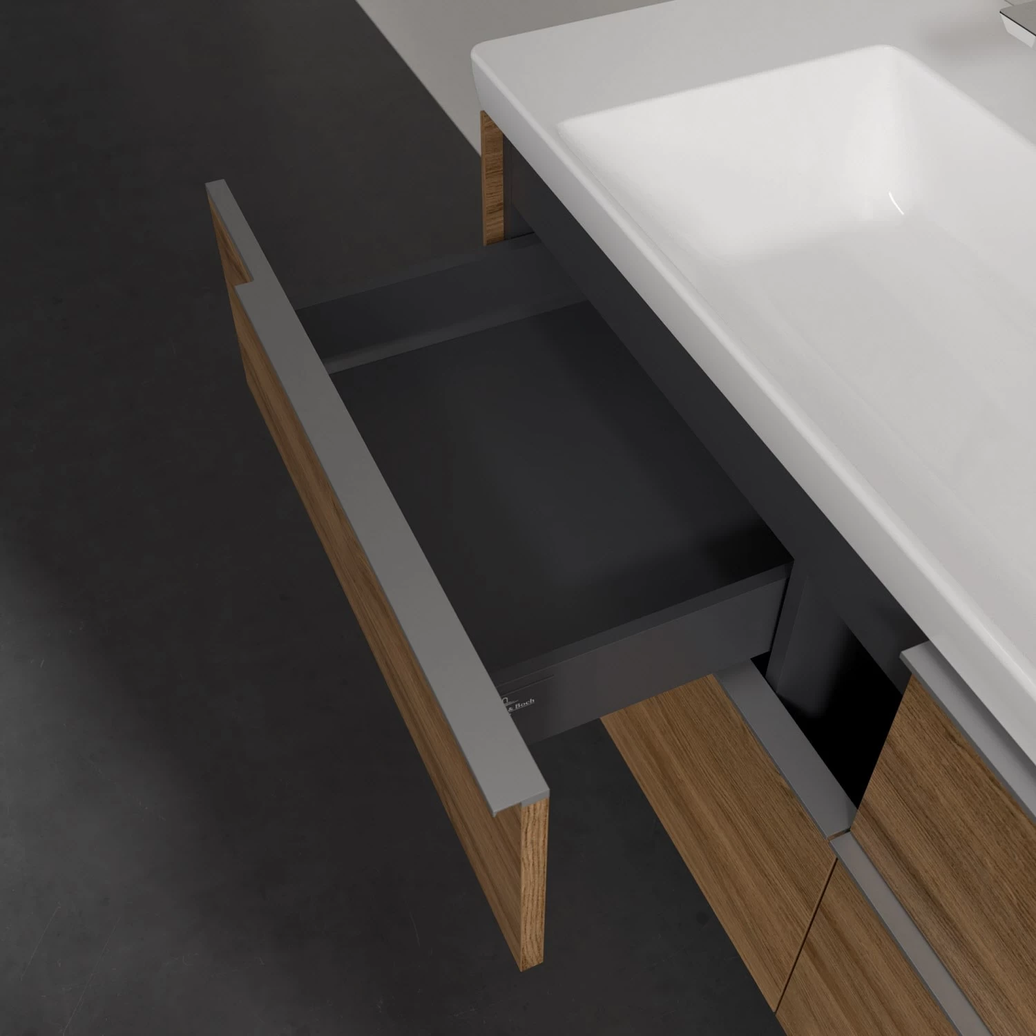 Villeroy & Boch Subway 3.0 Waschtischunterschrank 127,2 Cm, 4 Auszüge, Griffe Glänzend, Ohne LED-Licht 7 Villeroy & Boch Subway 3.0 Waschtischunterschrank 127,2 Cm, 4 Auszüge, Griffe Glänzend, Ohne LED-Licht – Bild 7