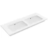 Villeroy & Boch Venticello Schrank-Doppelwaschtisch 130 X 50 Cm, Ohne Hahnloch, Mit Überlauf