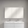 Villeroy & Boch Finero Waschtischunterschrank 130 Cm Mit Doppelwaschtisch Und Spiegelschrank, 4 Auszüge