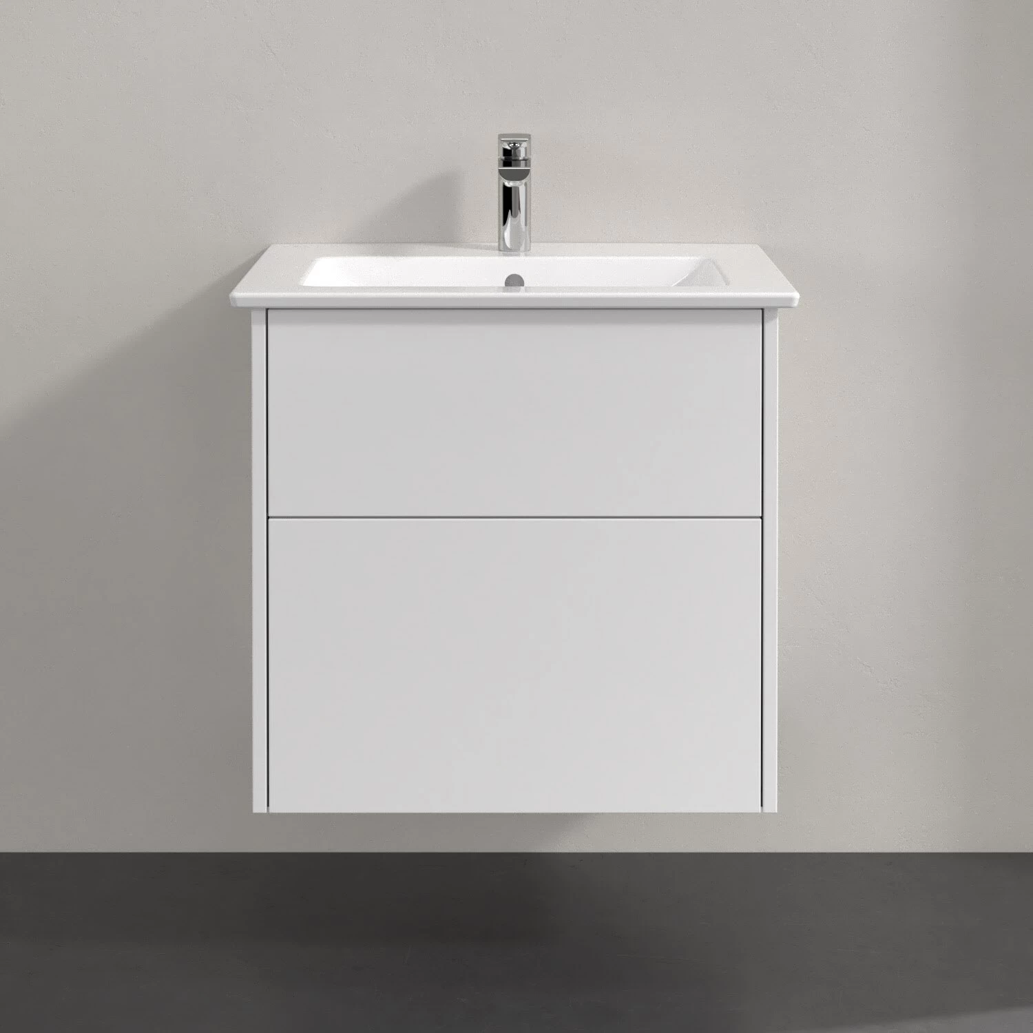 Villeroy & Boch Finero Waschtischunterschrank 65 Cm Mit Waschtisch, 2 Auszüge 1 Villeroy & Boch Finero Waschtischunterschrank 65 Cm Mit Waschtisch, 2 Auszüge