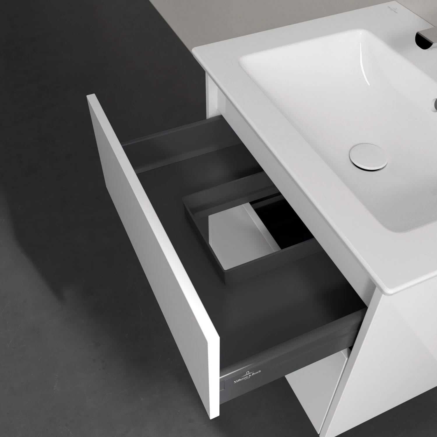 Villeroy & Boch Finero Waschtischunterschrank 65 Cm Mit Waschtisch, 2 Auszüge 6 Villeroy & Boch Finero Waschtischunterschrank 65 Cm Mit Waschtisch, 2 Auszüge – Bild 6