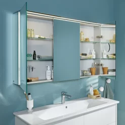 Villeroy & Boch Finero Waschtischunterschrank 130 Cm Mit Doppelwaschtisch Und Spiegelschrank, 4 Auszüge -Badmöbel Verkauf villeroy boch badmoebel finero waschtischunterschrank mit 6156370