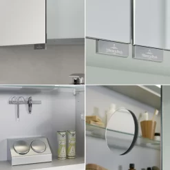 Villeroy & Boch Finero Waschtischunterschrank 130 Cm Mit Doppelwaschtisch Und Spiegelschrank, 4 Auszüge -Badmöbel Verkauf villeroy boch badmoebel finero waschtischunterschrank mit 6156388