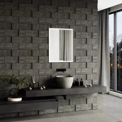 Zierath E-DESIRE LED-Lichtspiegelschrank 60 X 80 Cm Mit Easy-Touch-Display, PRO Lichttechnik